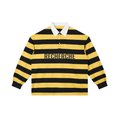 Color Block Stripe Polo Shirt